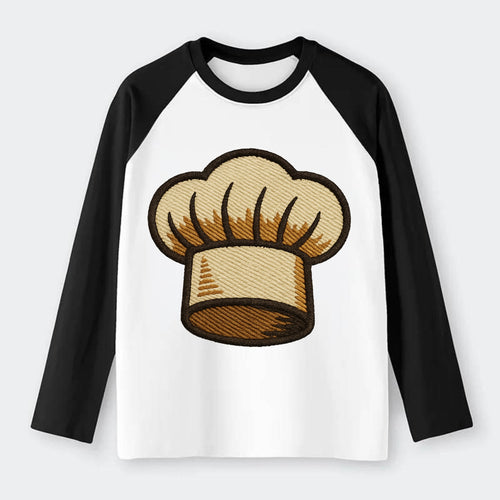 Chef Hat  - Raglan Long Sleeve T-Shirt