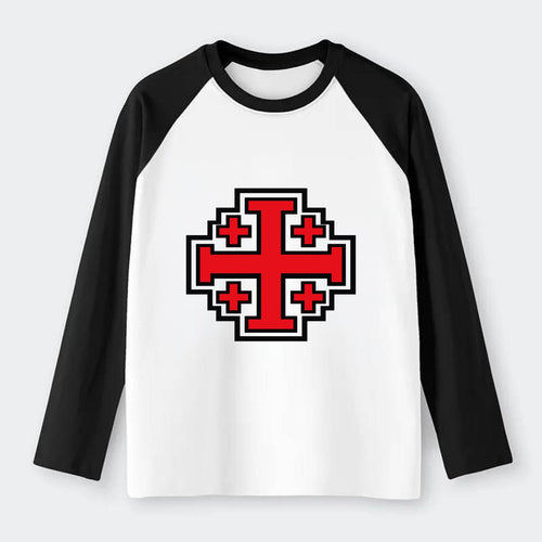 Heritage of Faith - Raglan Long Sleeve T-Shirt