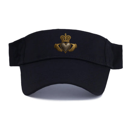 Claddagh Symbol  - Visor - Black
