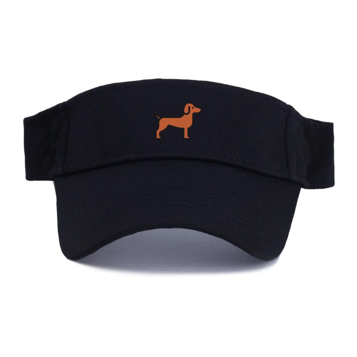 Vizsla - Rust colored flat side profile - Visor - Black