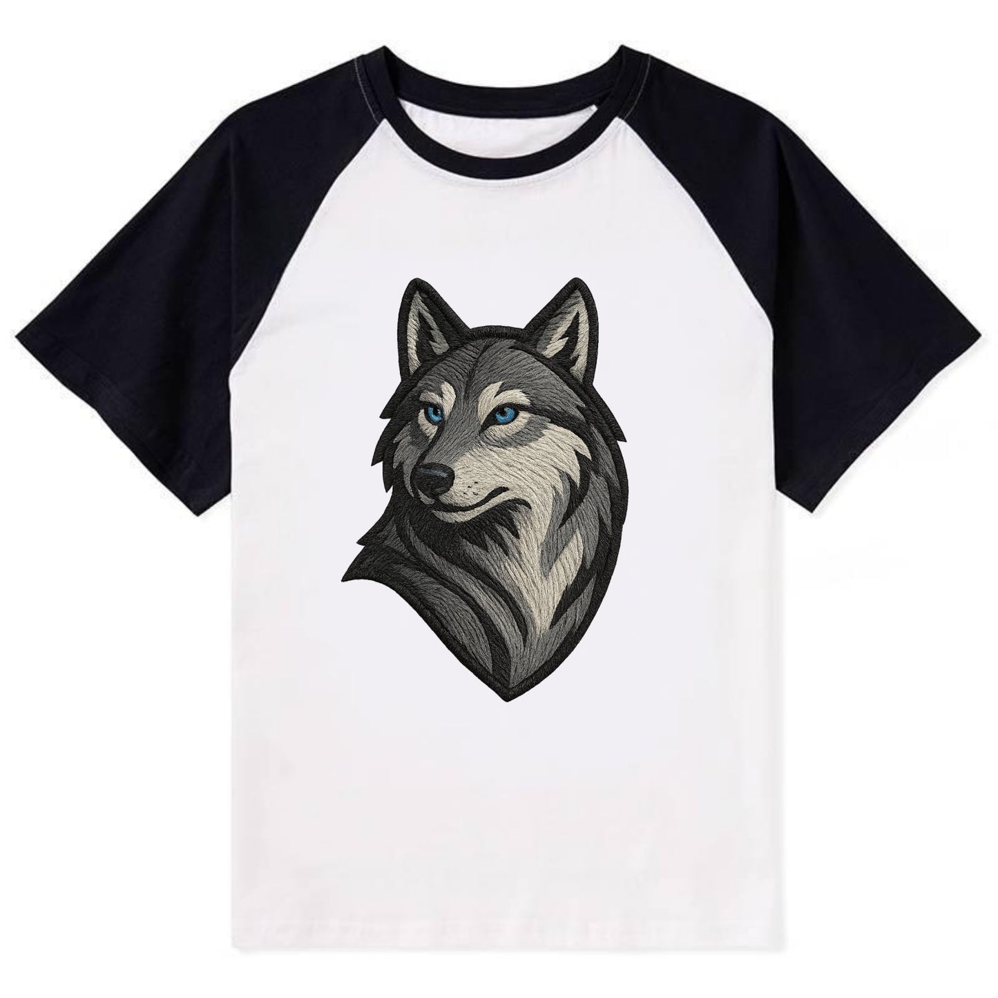 Trust Your Instincts  - Contrast Raglan T-shirt - Black