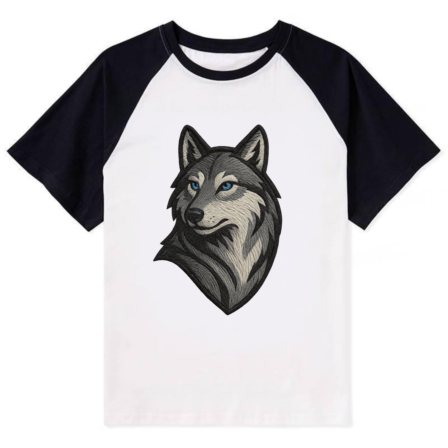 Trust Your Instincts  - Contrast Raglan T-shirt - Black