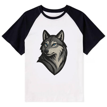 Trust Your Instincts  - Contrast Raglan T-shirt - Black