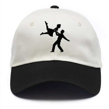 Swing dancers aerial lift - Two Tone Cap - Black