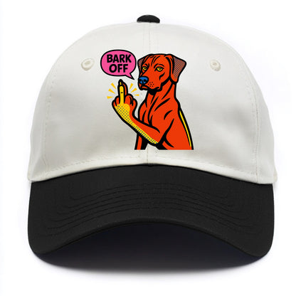 Rhodesian Ridgeback with distinctive ridge on back, athletic muscular paw up - Two Tone Cap - Black