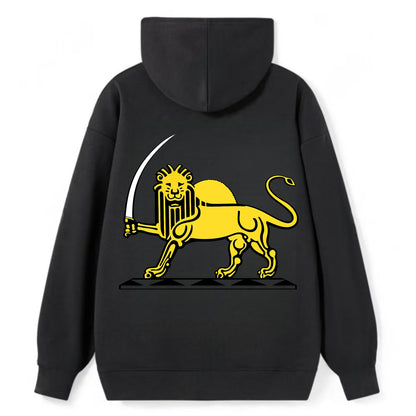 Lion Of The Rising Blade - Classic Pullover Hoodie - Black