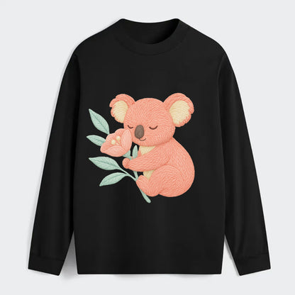 Coral Koala - Classic Long Sleeve Shirt - Black