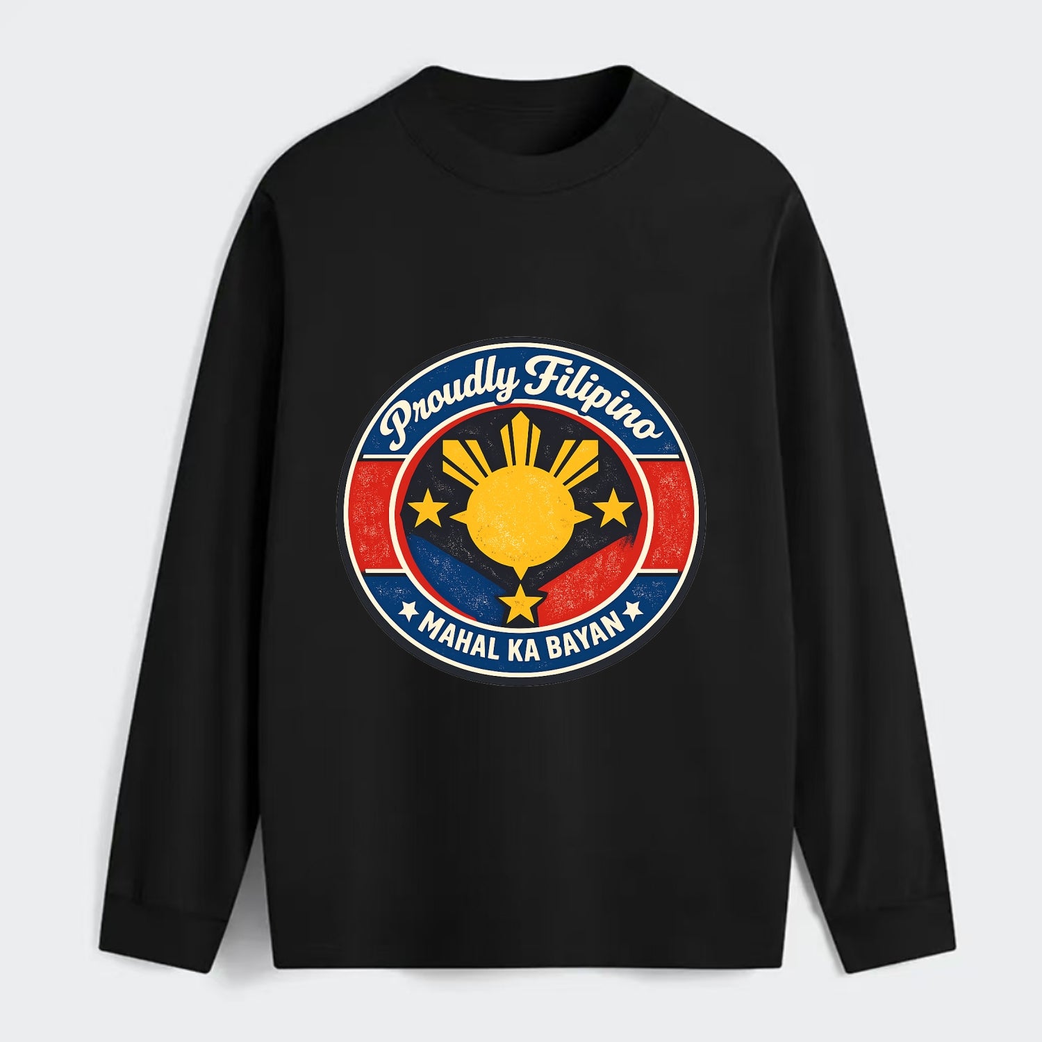 Radiant Philippine Heritage - Classic Long Sleeve Shirt - Black