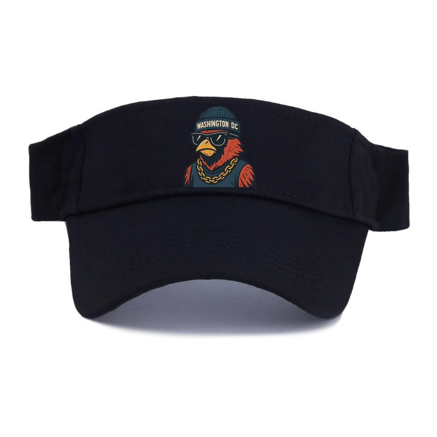 "cardinal" "washington Dc" "dc" "navy" "us East" - Visor - Black