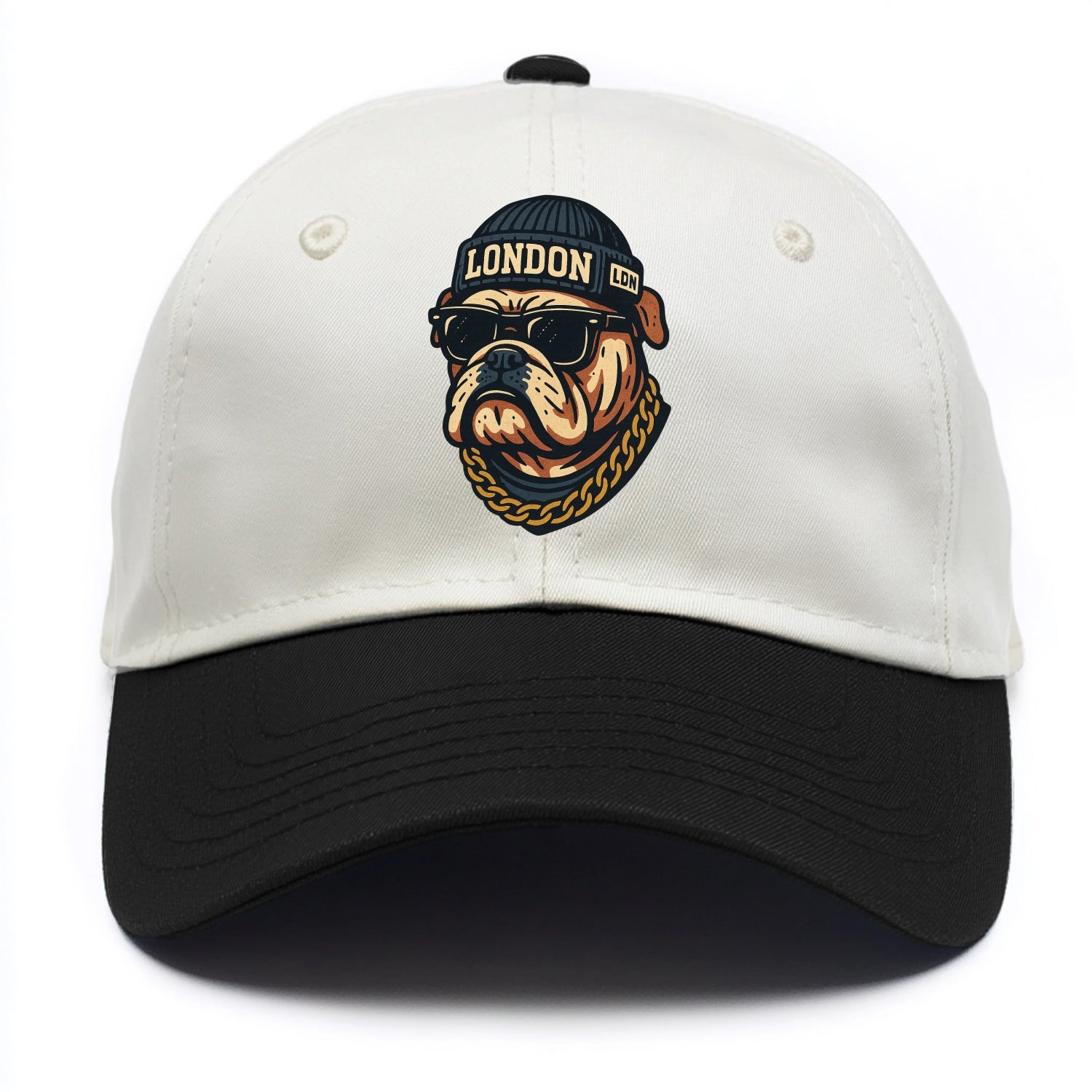 London Bulldog - Two Tone Cap - Black