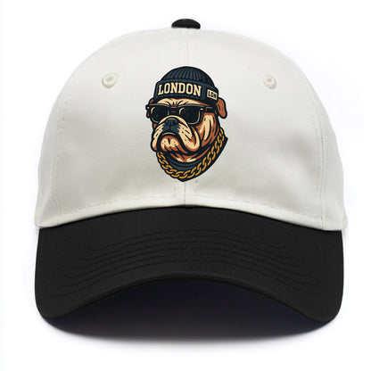 London Bulldog - Two Tone Cap - Black