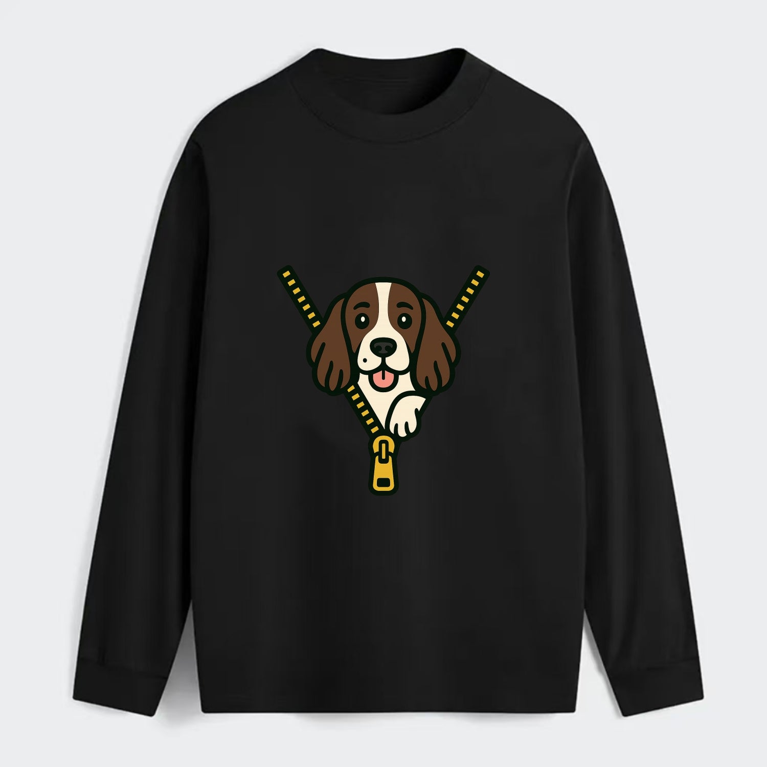 English Springer Spaniel - Classic Long Sleeve Shirt - Black