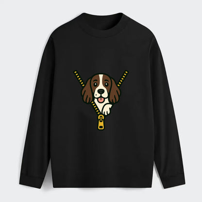 English Springer Spaniel - Classic Long Sleeve Shirt - Black