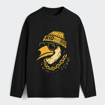 Rio Toucan - Classic Long Sleeve Shirt - Black