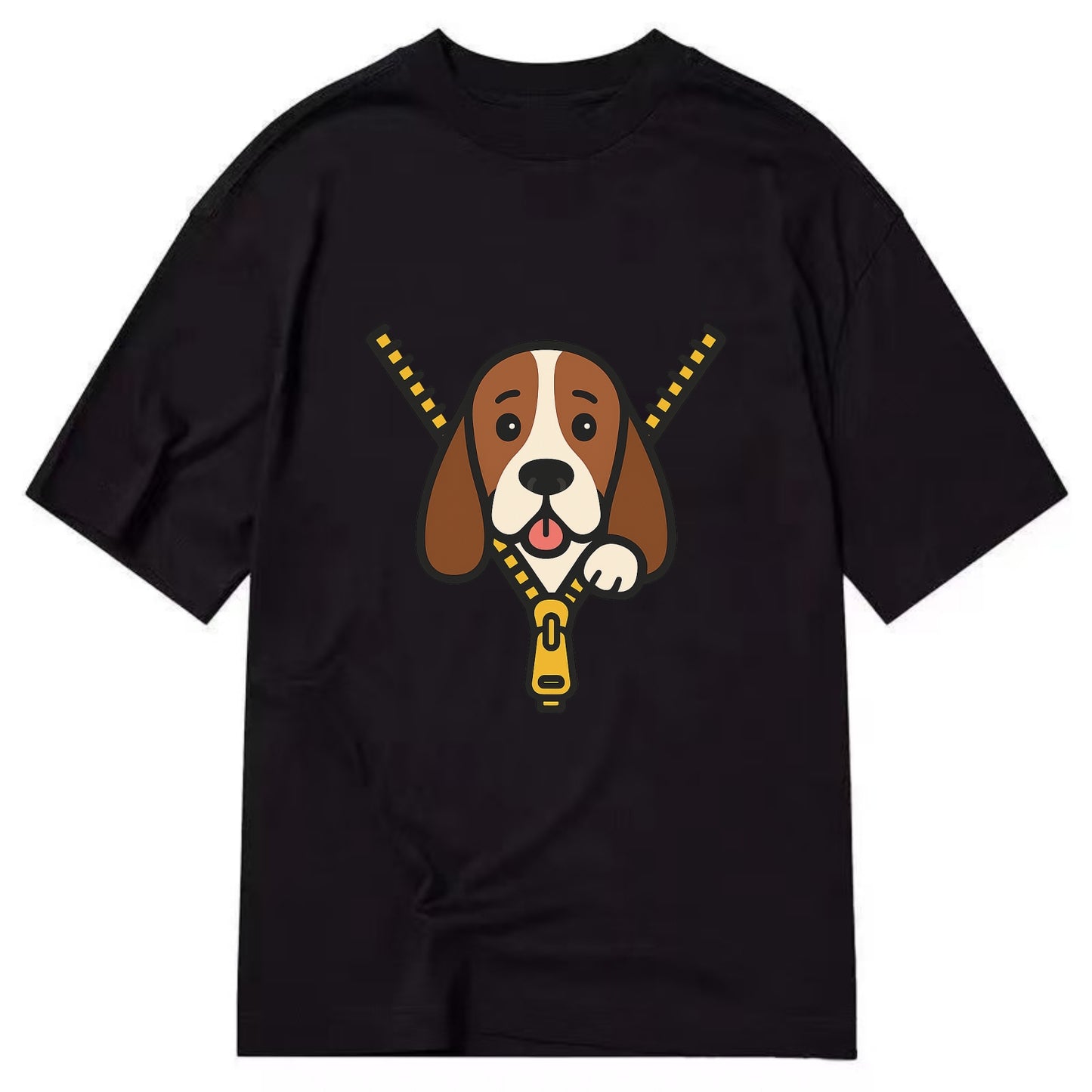 Basset Hound - Classic T-shirt - Black