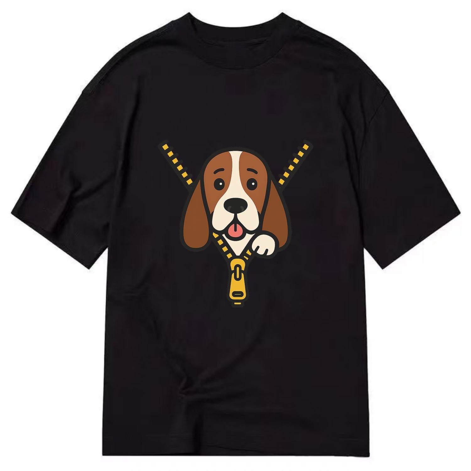 Basset Hound - Classic T-shirt - Black