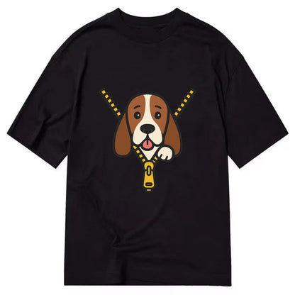 Basset Hound - Classic T-shirt - Black