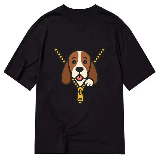 Basset Hound - Classic T-shirt - Black