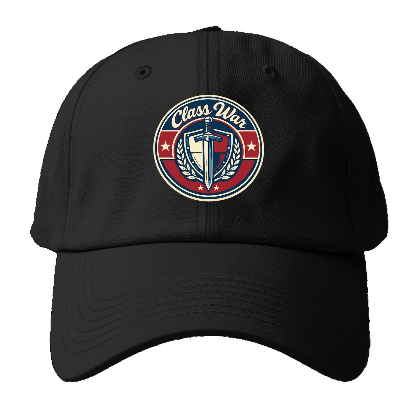 class war - Baseball Cap - Black