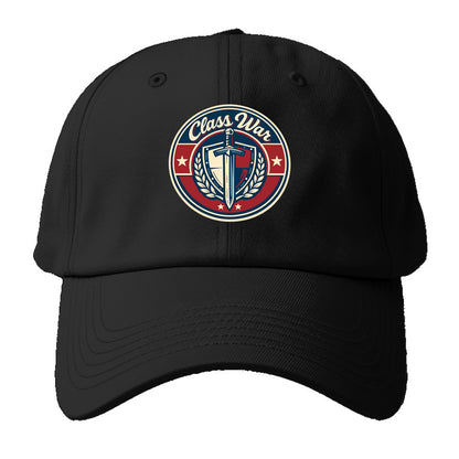 class war - Baseball Cap - Black