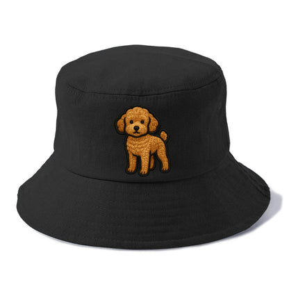 Toy Poodle - Trendy miniature design wit - Bucket Hat - Black
