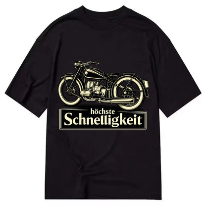 German Speed Motorcycle - Classic T-shirt - Black