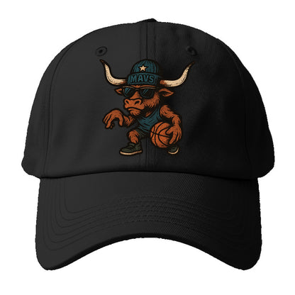 Texas Longhorn wearing Mavs beanie with lone star patch and wayfarer - Baseball Cap For Big Heads - Black
