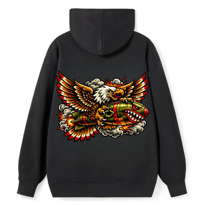 War Eagle Bomb - Classic Pullover Hoodie - Black