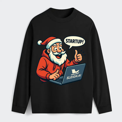 Santa Tech Startup CEO - Classic Long Sleeve Shirt - Black