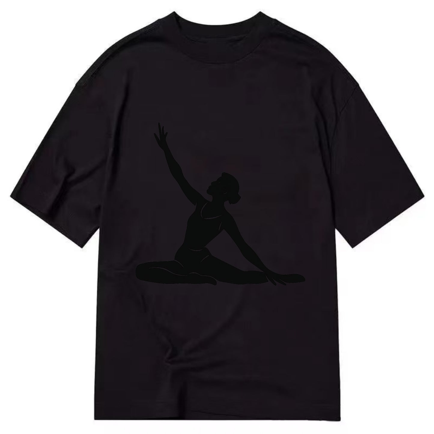 Contemporary dancer in floor work - Classic T-shirt - Black