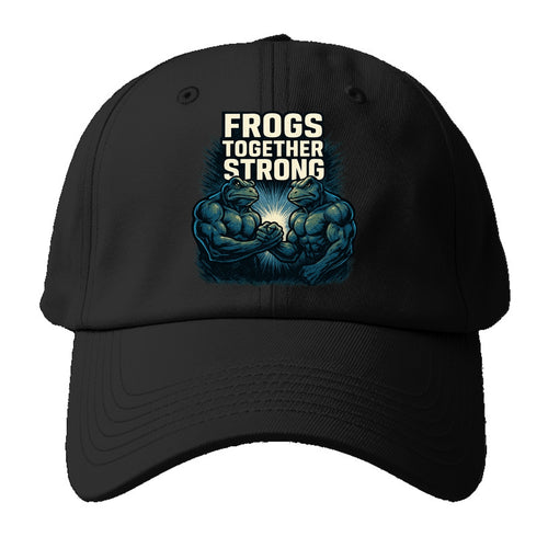 Frogs Together Strong 4 - Baseball Cap For Big Heads