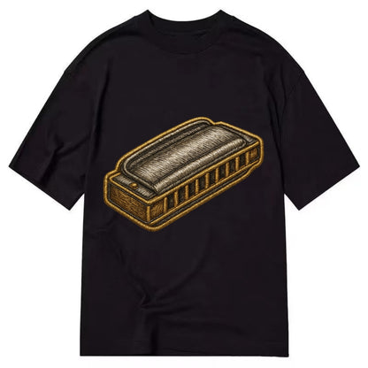 Harmonica  - Classic T-shirt - Black