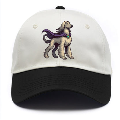 Afghan Hound Mystic Hero  - Two Tone Cap - Black