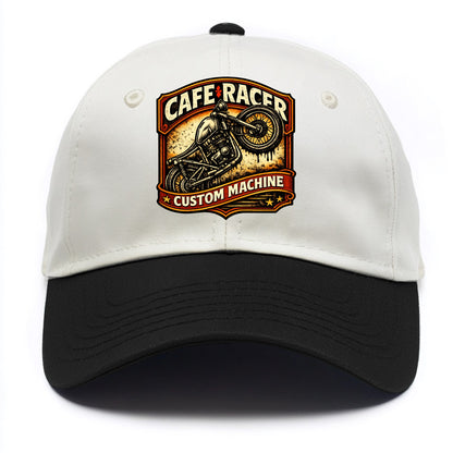 Cafe Racer - Two Tone Cap - Black