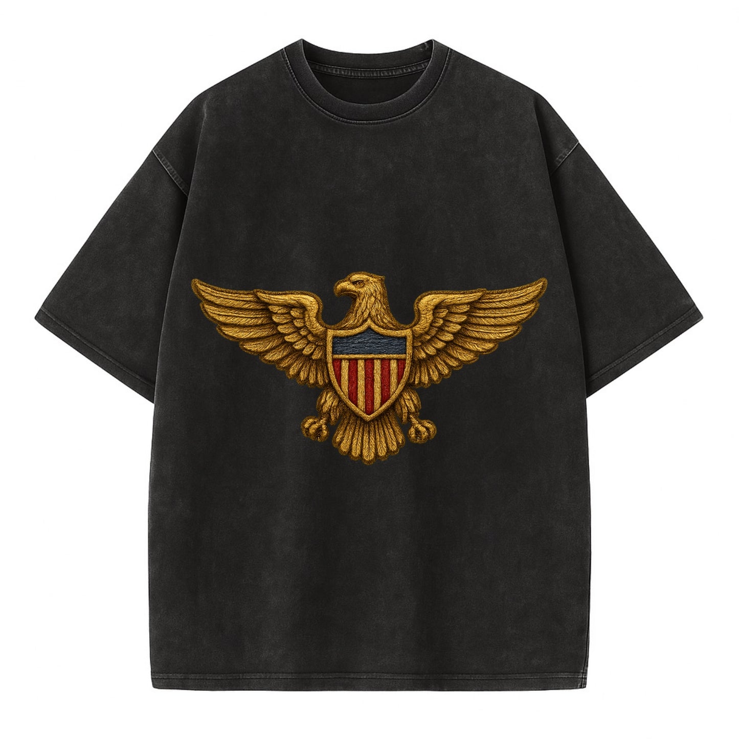 Pilot Wings  - Vintage T-shirt - Black
