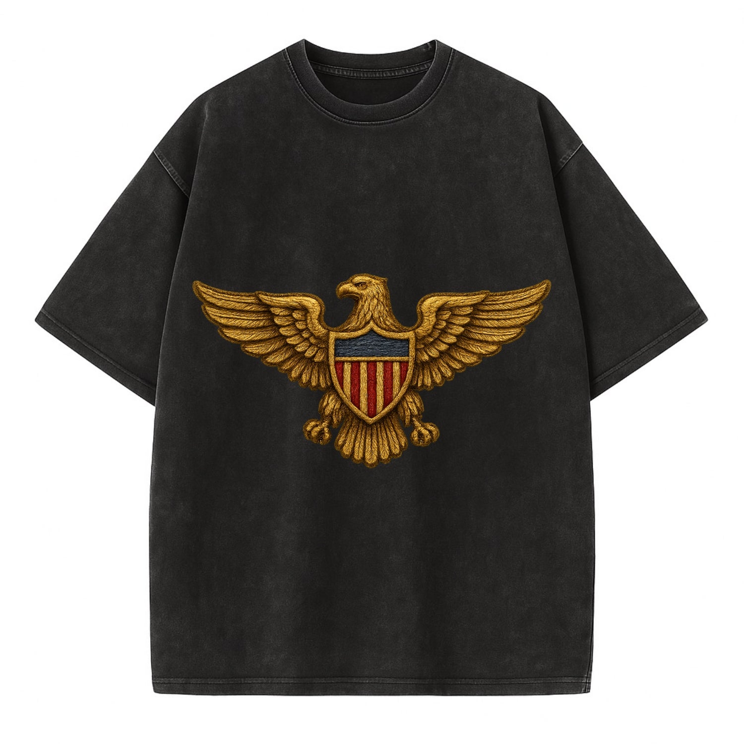 Pilot Wings  - Vintage T-shirt - Black