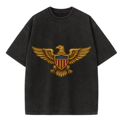 Pilot Wings  - Vintage T-shirt - Black