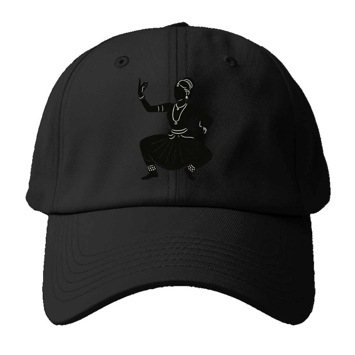 Bharatanatyam classical Indian pose - Baseball Cap For Big Heads - Black