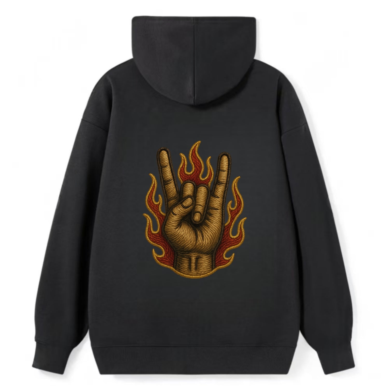 Devil Horns  - Classic Pullover Hoodie - Black