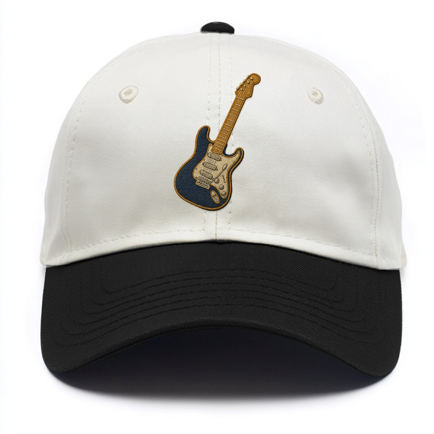 Electric Guitar  - Two Tone Cap - Black