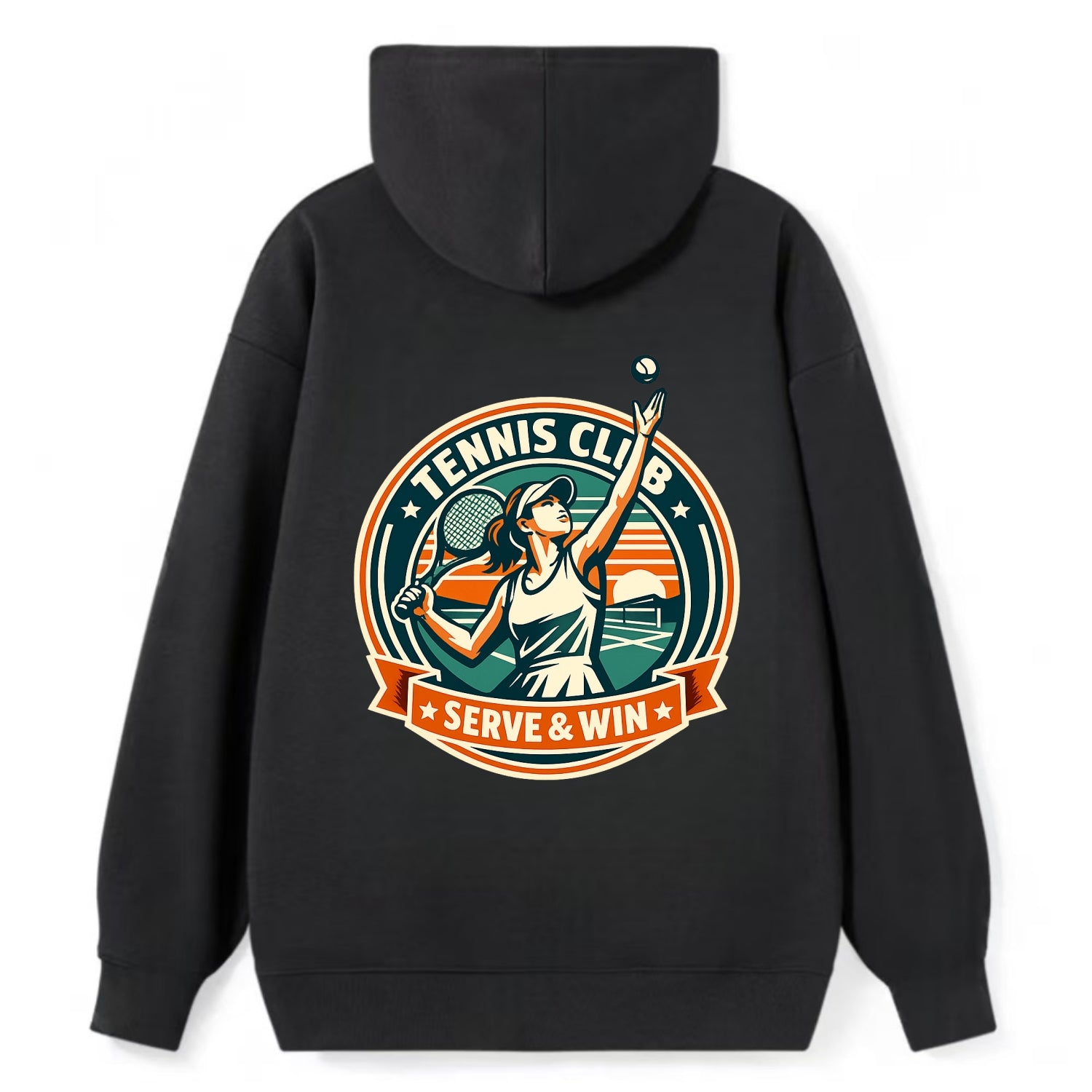 Ace of the Court - Classic Pullover Hoodie - Black