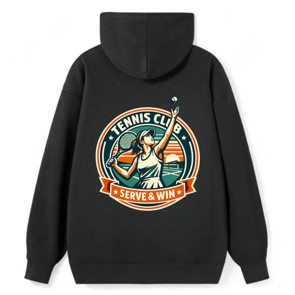Ace of the Court - Classic Pullover Hoodie - Black