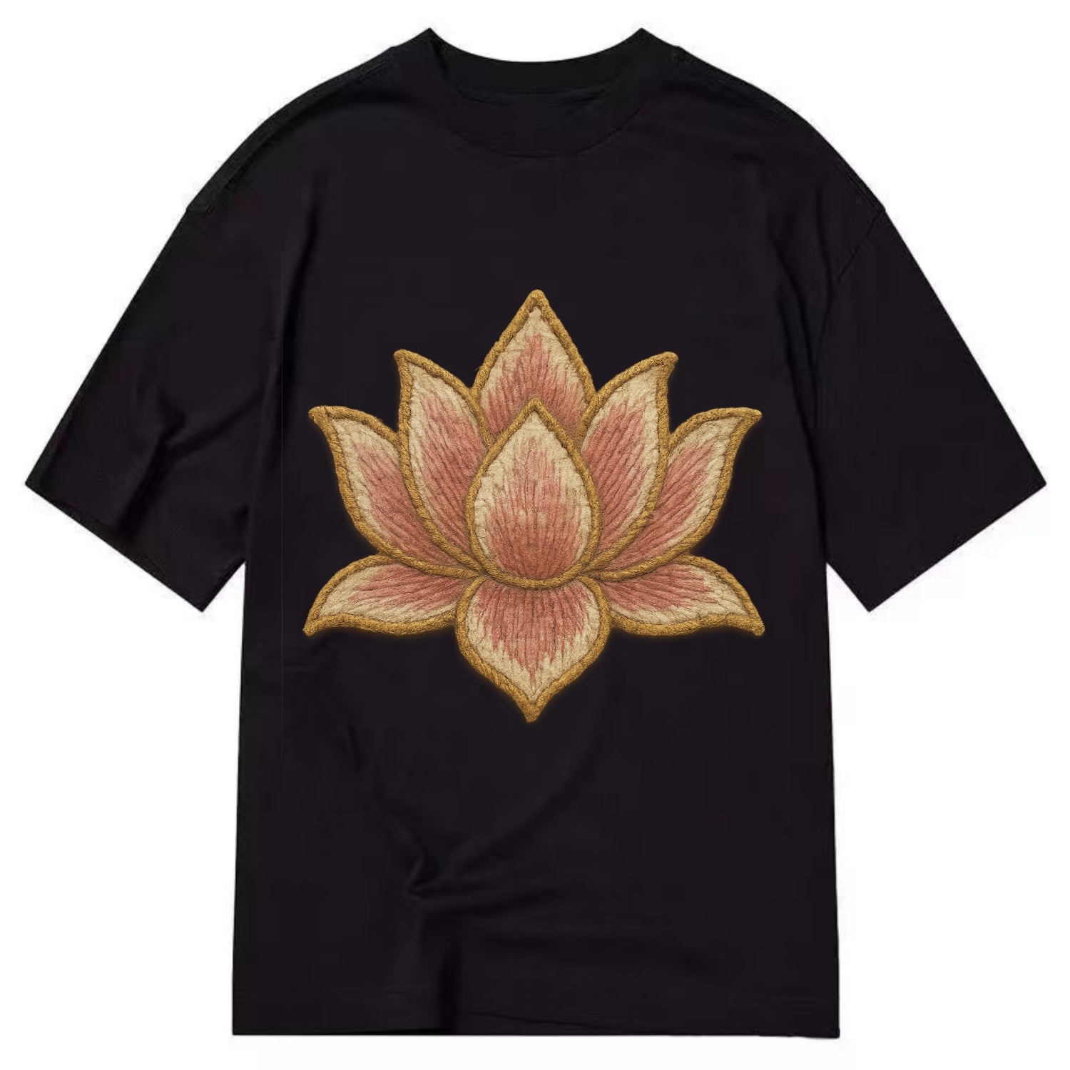 Lotus Flower - Classic T-shirt - Black