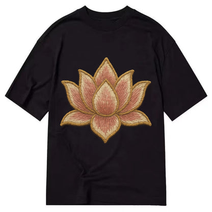 Lotus Flower - Classic T-shirt - Black