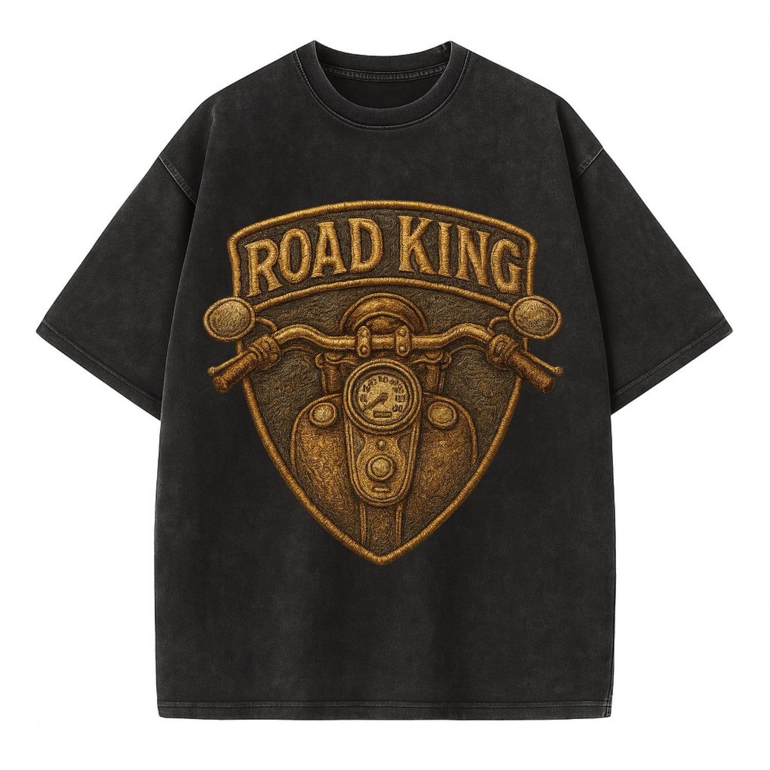 Road King  - Vintage T-shirt - Black