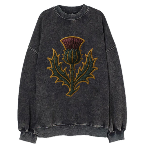 Scottish Thistle  - Vintage Sweatshirt