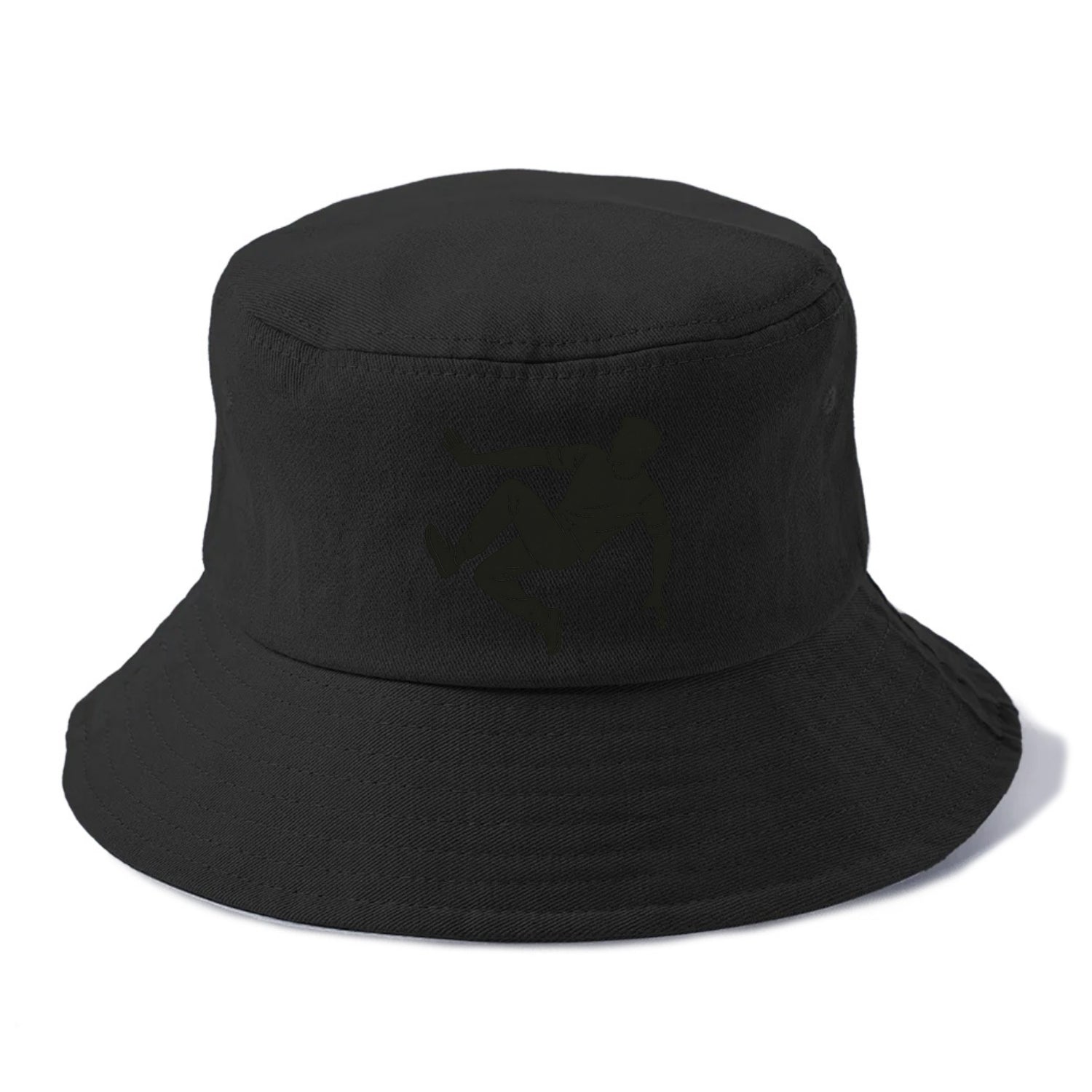 Parkour athlete wall run - Bucket Hat - Black