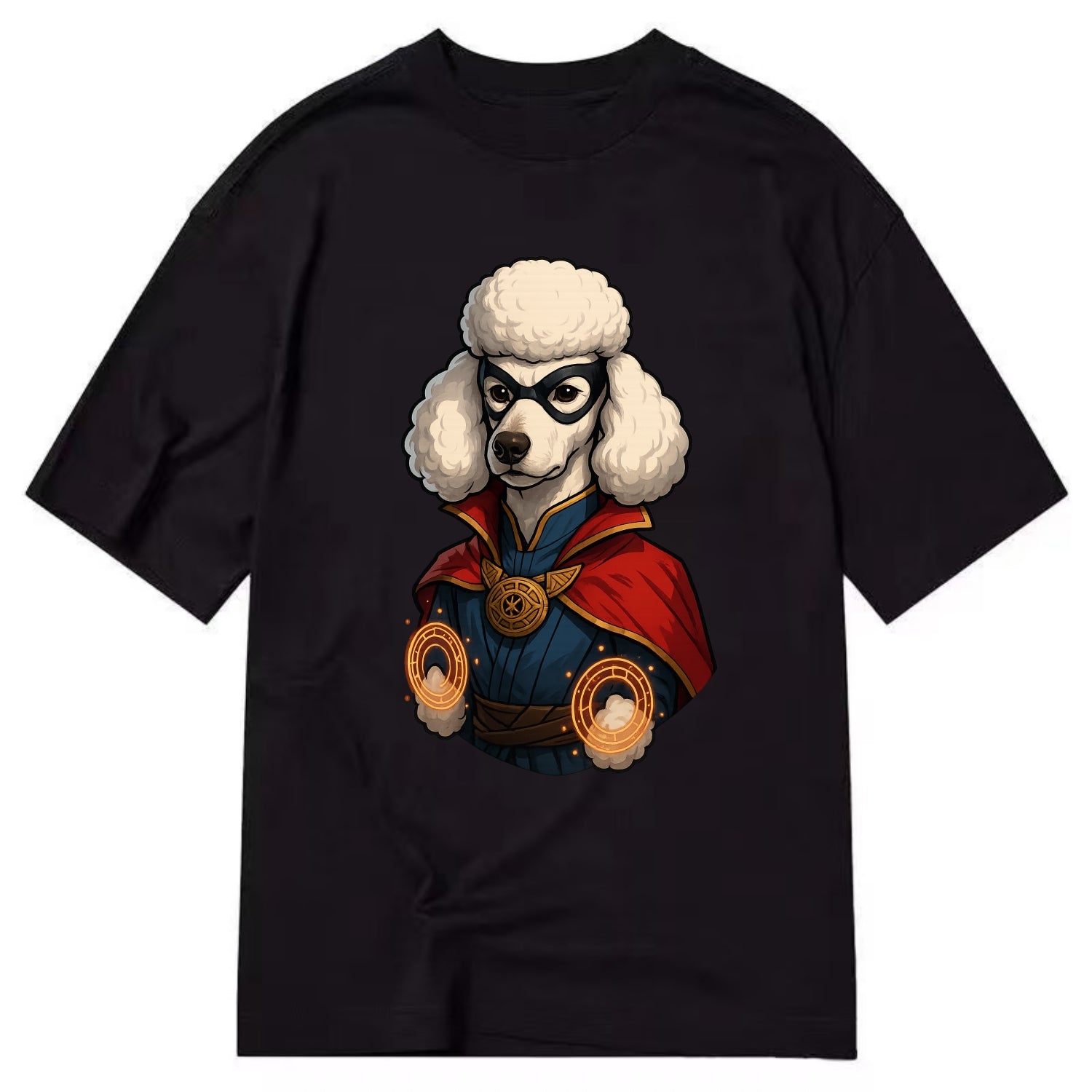 Poodle Doctor Strange  - Classic T-shirt - Black