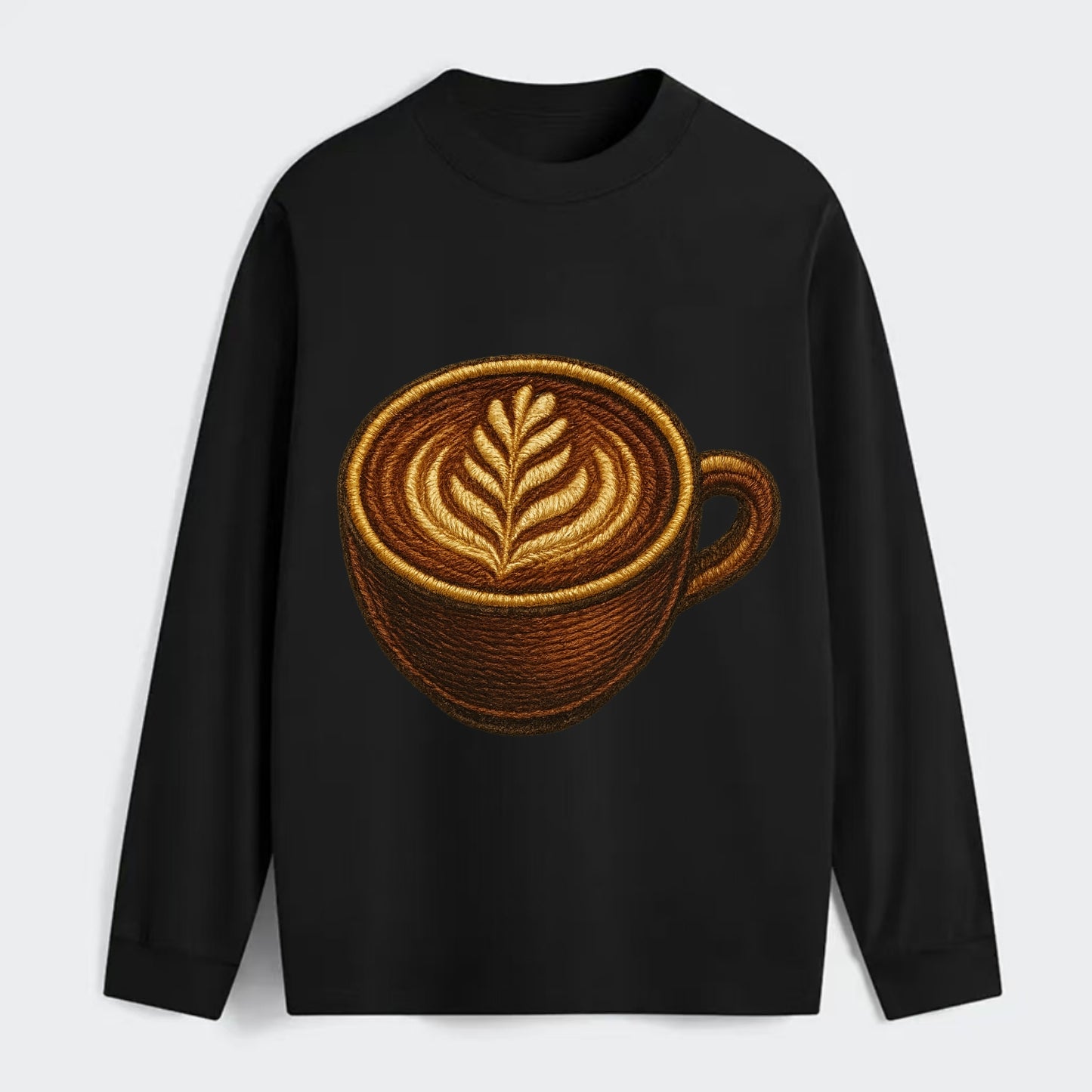 Latte Art  - Classic Long Sleeve Shirt - Black