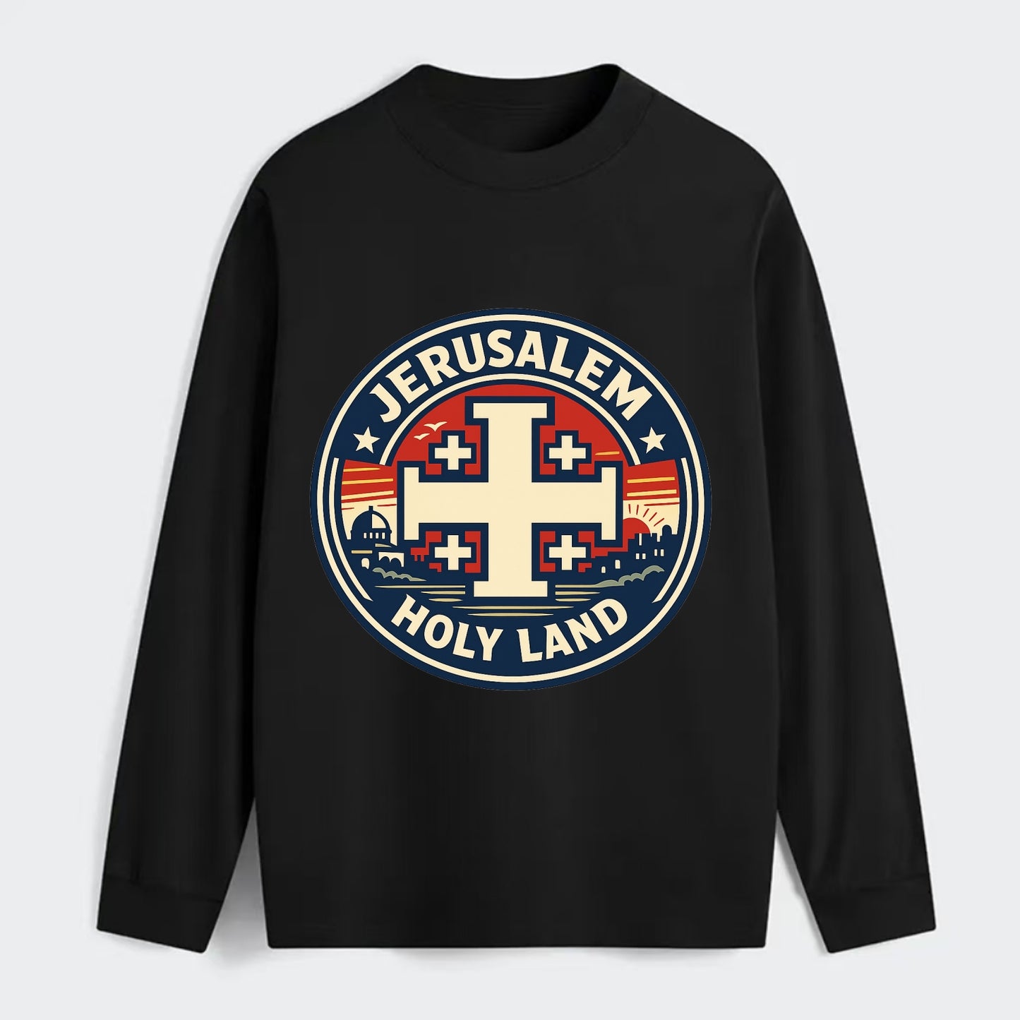 Heritage of the Cross - Classic Long Sleeve Shirt - Black